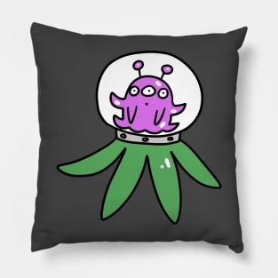 Purple Tentacle Alien Pillow