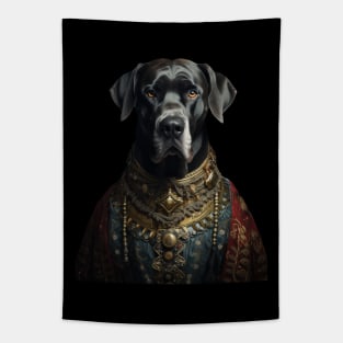 Great Dane - Medieval Tsar (Transparent) Tapestry