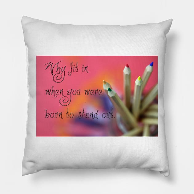 Stand Out Pillow by ikshvaku