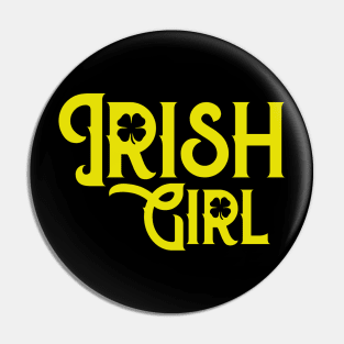 Irish Girl St. Patrick's Day Pin