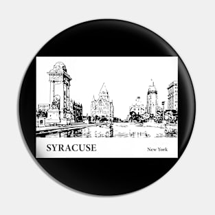 Syracuse - New York Pin