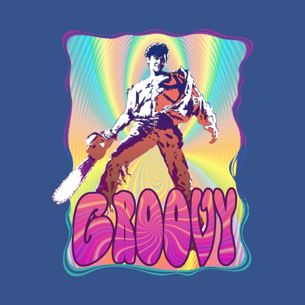 Evil Dead Ash Williams Groovy by jhunt5440