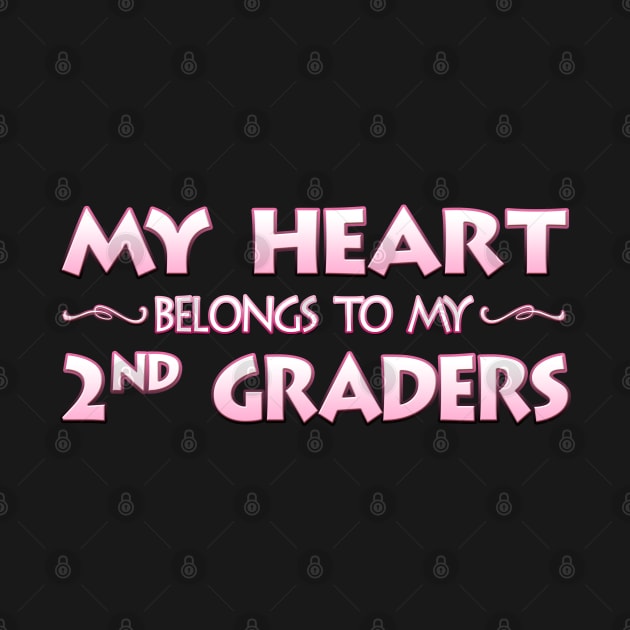 Valentine's Day School Gift For 2nd Second Grade Teachers by MagikTees