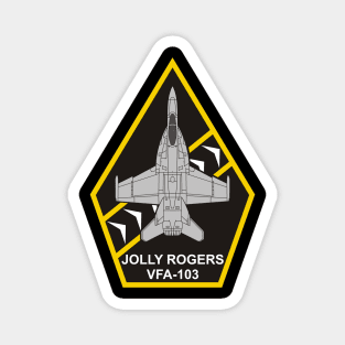 VFA-103 Jolly Rogers - F/A-18 Magnet