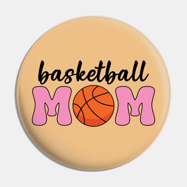 Basketball Mom Mothers Day Pin by BirdAtWork