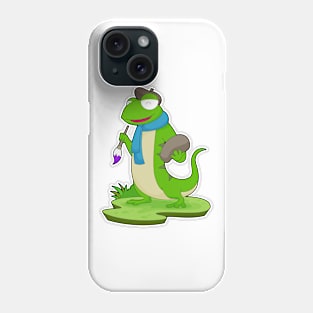 Lizard Painting Paint brush Phone Case