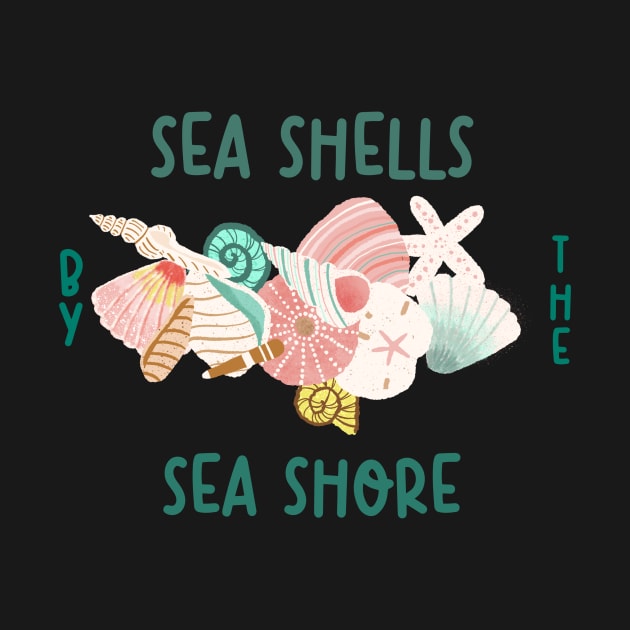 Sea Shells by MarcyBrennanArt