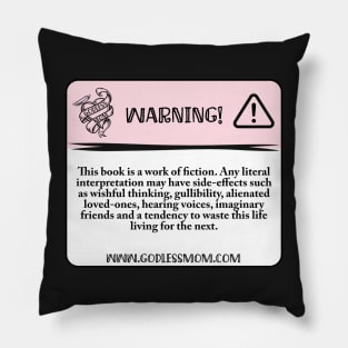 Bible Warning Sticker Pillow