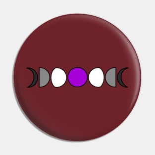 Pride Moons Asexual Pin