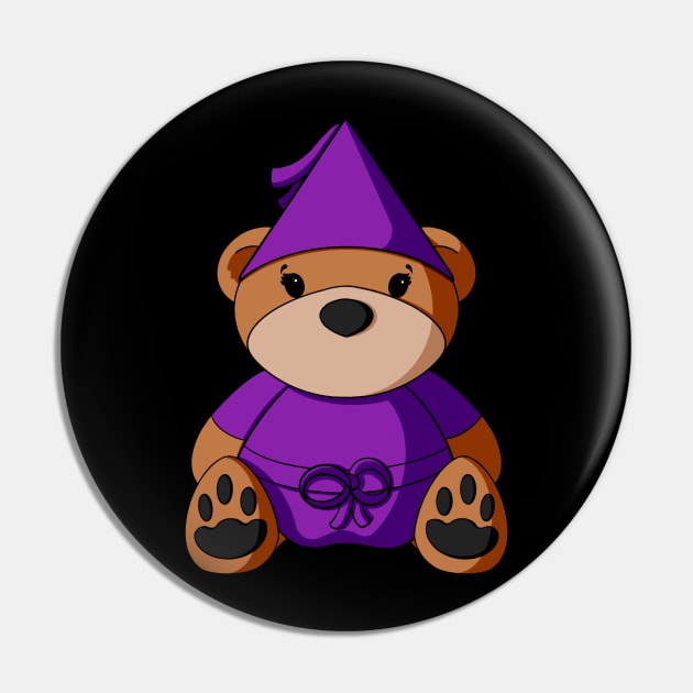 Princess Teddy Bear Pin by Alisha Ober Designs