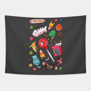 Trash Candy Tapestry