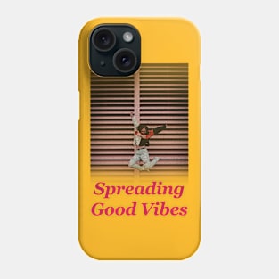 Spread good vibes Yellow Phone Case