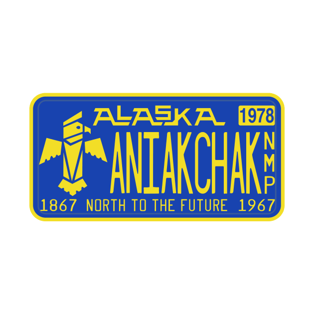 Aniakchak National Monument and Preserve license plate by nylebuss