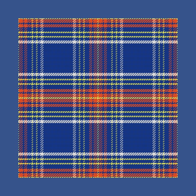 Blue Pattern Scottish tartan by kavalenkava