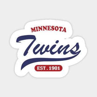 Minnesota Twins Classic Style Magnet