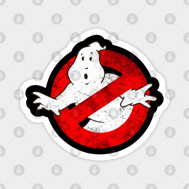 Retro Ghostbusters Magnet by Scar