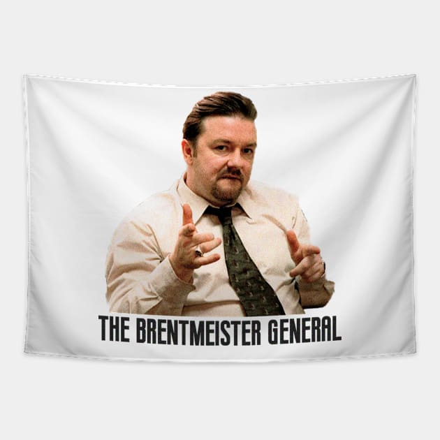 The Brentmeister General - The Office UK David Brent Tapestry by zap