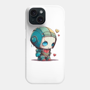 Broken Heart Robot Phone Case