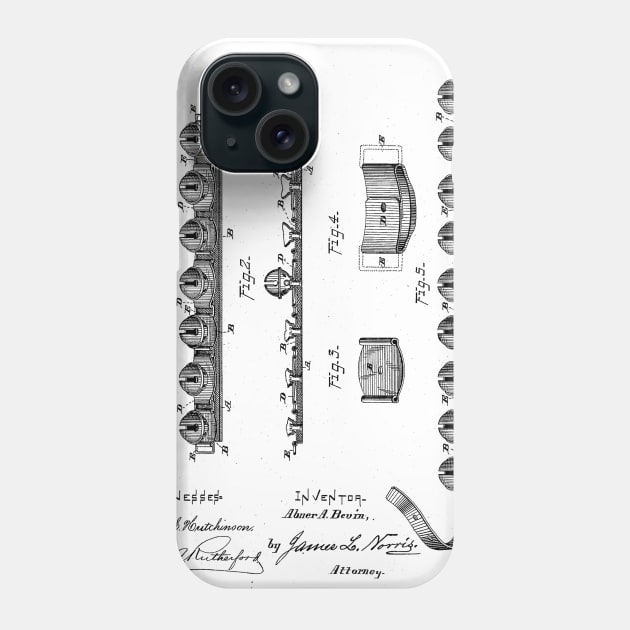 Musical Instrument vintage Patent Drawing Phone Case by skstring