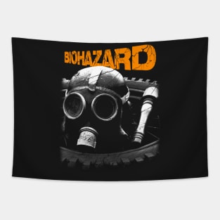 gas mask t-shirt Tapestry