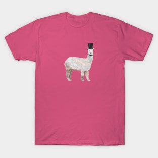 Baby And Toddler Girls Short Sleeve 'Mommy Makes Me Smile' Llama Graphic  Tee