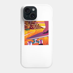 Retro Skateboarding Phone Case