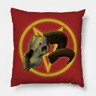 Goat Head Pentagram Pillow