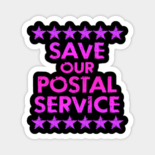 Save our postal service. Voting by mail. Resist, build, rise. Let American people vote. Defend voters rights. Stop voter suppression. Elections 2020. Voting matters. Mail in ballots Magnet