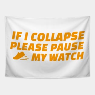 If I Collapse Please Pause My Watch Tapestry