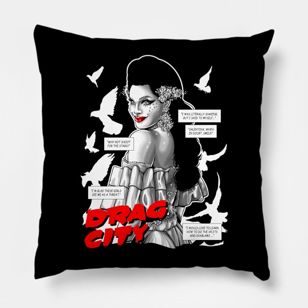 The Latina Pillow by DragCityComics