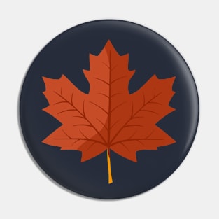 Light Brown Maple Leaf Pin