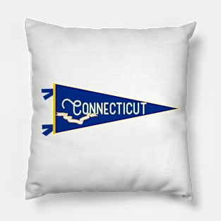 Connecticut Flag Pennant Pillow