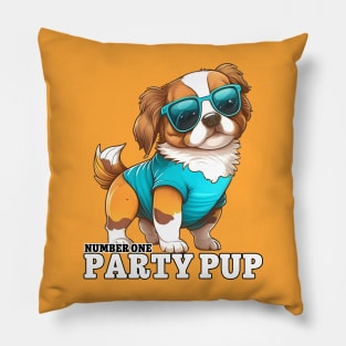 Number 1 Party Pup Pillow