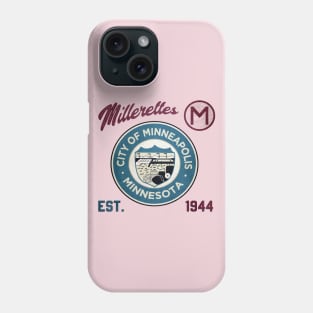Minneapolis Millerettes • AAGPBL Patch • Minneapolis, Minnesota Phone Case