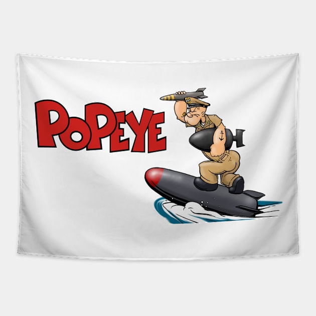 popeye Tapestry by randycathryn