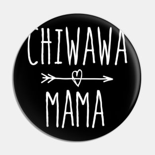 Chiwawa Mama Love Heart Pin