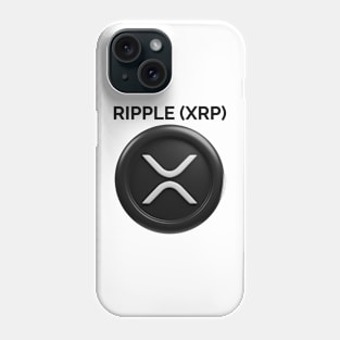 Ripple 3d front view rendering cryptocurrency Phone Case