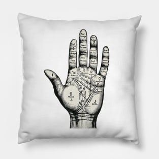 Palmistry etching design Pillow