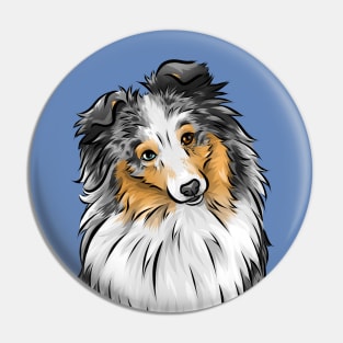 Shetland Sheepdog | Sheltie | Merle | Cute Dog Pin