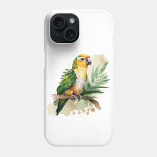 A nice white bellied caique Phone Case