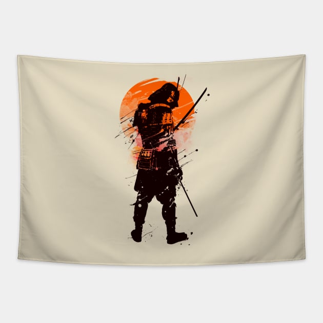 Last Samurai Standing Tapestry by NakedMonkey