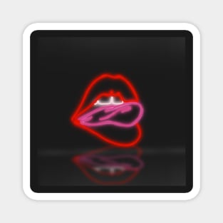 Neon Lips Magnet