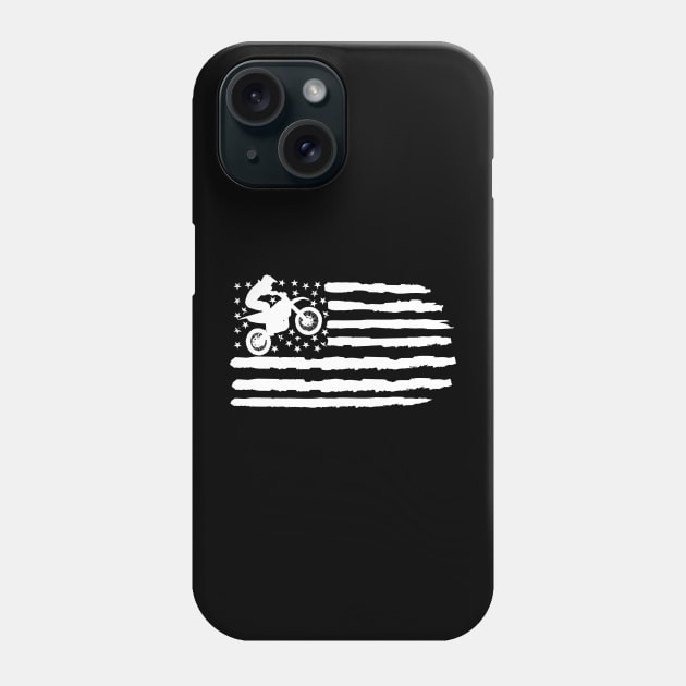 Motocross flag design Phone Case by colorbyte