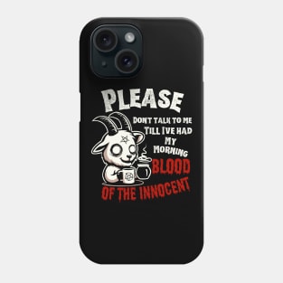 Morning Blood of the Innocent (dark) Phone Case