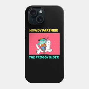 Howdy Partner! The Froggy Rider | Cute Baby Phone Case