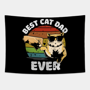 THE BEST CAT DAD Tapestry