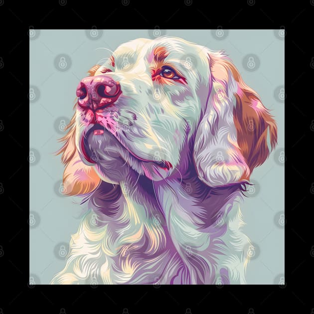 Clumber Spaniel in 80's by NatashaCuteShop