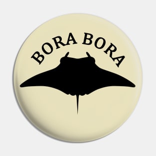 Swimming With Manta Rays In Bora Bora Pin