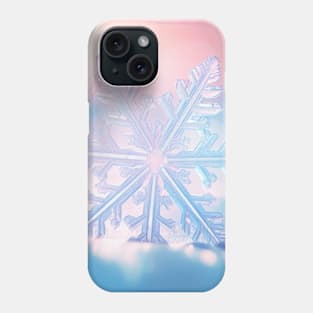 Snow Flake Nature Serene Tranquil Peace Phone Case