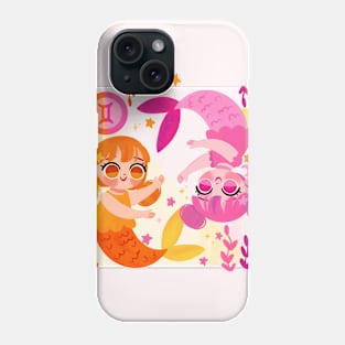 Gemini Mermaid Phone Case